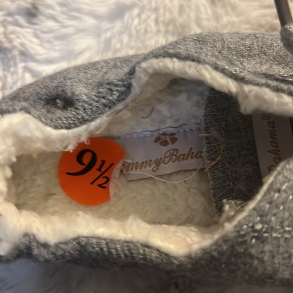 Tommy Bahama grey flannel warm lined sneakers - Picture 2 of 6